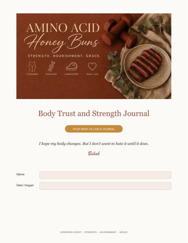 Cover of the Body Trust and Strength Journal